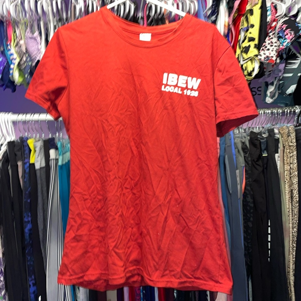 IBEW local 1928 red union made international Brotherhood of Electrical Workers